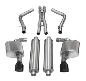 corsa cat back 2.75" dual rear single 4.5" charger 6.4 12 14