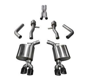 corsa cat back 2.75 dual rear twin 3.5" challenger 5.7 17 22