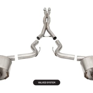 corsa cat back 3.0" dual rear none mustang 5.2 15 20