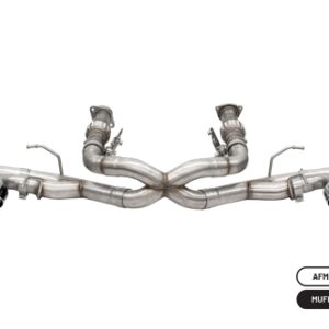 corsa cat back 3.0" dual rear quad 4.5" corvette c8 20 22