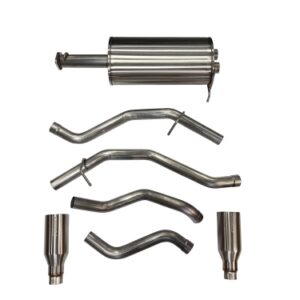 corsa cat back 3.0" dual rear single 5.0" ram 1500 5.7 19 23