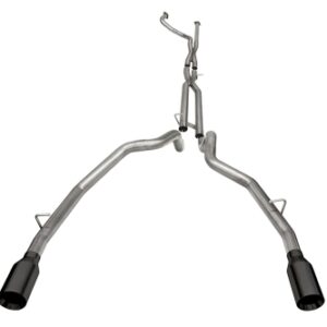 corsa cat back 3.0" dual rear single 5.0" ram trx 6.2 21 23