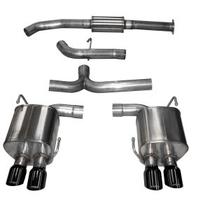 corsa cat back 3.0" dual rear twin 3.5" subaru wrx/sti 15 20