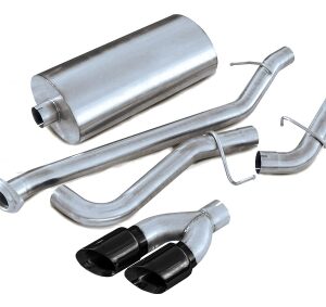corsa cat back 3.0" single side twin 4.0" avalanche 02 06