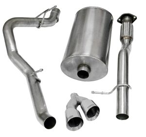 corsa cat back 3.0" single side twin 4.0" avalanche 09 13