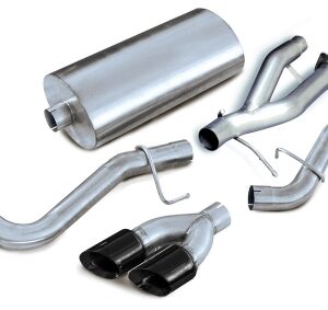 corsa cat back 3.0" single side twin 4.0" escalade 02 06