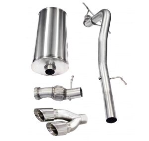 corsa cat back 3.0" single side twin 4.0" escalade 6.2 11 14