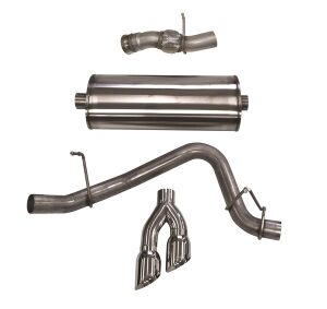 corsa cat back 3.0" single side twin 4.0" escalade 6.2 15 20
