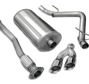 corsa cat back 3.0" single side twin 4.0" silverado 07 08