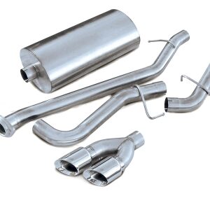 corsa cat back 3.0" single side twin 4.0" suburban 02 06