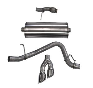 corsa cat back 3.0" single side twin 4.0" yukon 15 20