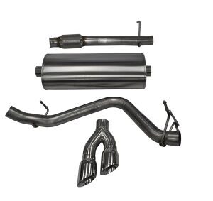 corsa cat back 3.0" single side twin 4" silverado 5.3 14 19