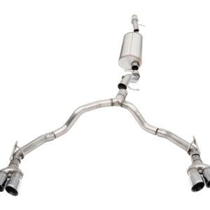 corsa cat back 3.5" to 2.75" dual rear twin 4" tahoe 21 23