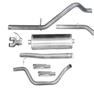 corsa cat back 3" dual rear single 4" silverado v8 09 13