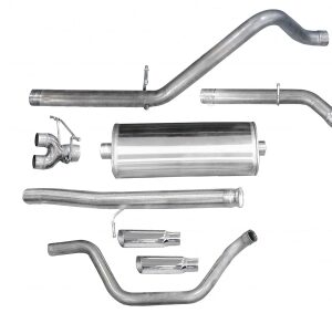 corsa cat back 3" dual rear single 4" silverado v8 10 13