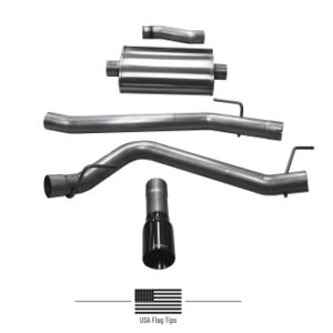 corsa cat back 3" single side single 4" gladiator 3.6 20 23