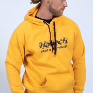 haltech classic hoodie yellow xs