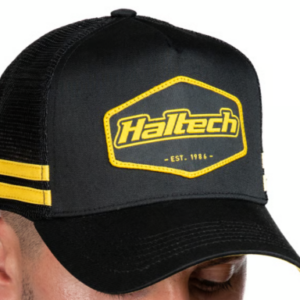 haltech haltech snapback cap striped trucker