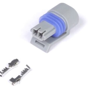 haltech plug & pins only delphi 2 pin gm style air temp (gre
