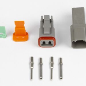 haltech plug & pins only set dt 2 conn (dt06 2s + dt04 2p) (
