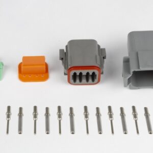 haltech plug & pins only set dt 8 conn (dt06 8s + dt04 8p) (