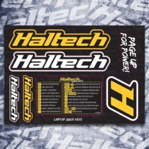 haltech sticker sheet a5 colour