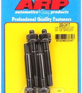 hp dominator carb stud kit. w/ 1/2"" spacer