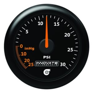 innovate analog mtx a 30 psi vacuum/boost gauge kit,black di