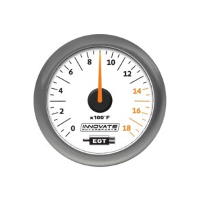 innovate analog mtx a (egt) gauge kit, black dial