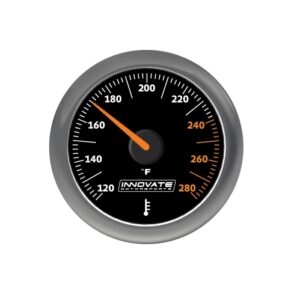 innovate analog mtx a fluid temp(oil,water,etc)gauge kit,bla