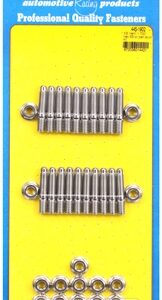 "kb hemi 1.700"" ss hex oil pan stud kit"
