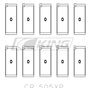 king conrod bearing shell audi abb, abm, adp, pp, rn