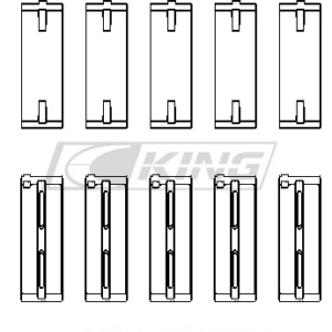 king main bearing shell honda a series, b series, k series