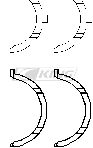 king thrust bearing nissan vq20de/vq25dd/vq25
