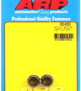 m10 x 1.25 12pt nut kit (2pcs)