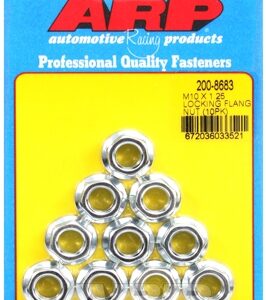 m10 x 1.25 locking flange nut kit (10pcs)