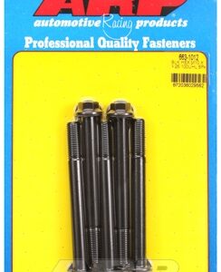 m10 x 1.25 x 100 hex black oxide bolts (5pcs)