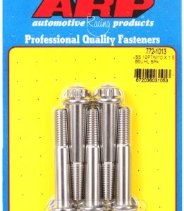 m10 x 1.50 x 65 12pt ss bolts (5pcs)