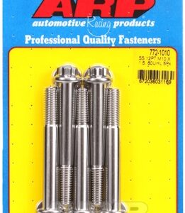 m10 x 1.50 x 80 12pt ss bolts (5pcs)