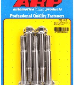 m10 x 1.50 x 80 hex ss bolts (5pcs)