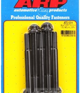 m10 x 1.50 x 90 12pt black oxide bolts (5pcs)