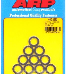 "m10id .630"od .075"th ss chamfer washers (10pcs)