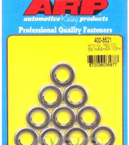 "m10id .750"od .120"th ss chamfer washers (10pcs)