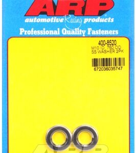 "m10id .750"od .120"th ss chamfer washers (2pcs)