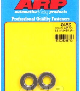 "m10id .865"od .160"th ss washers (2pcs)