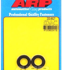 "m12 id .875" od .120"th black washers (2pcs)