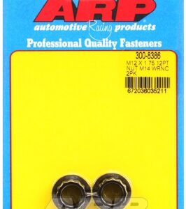 m12 x 1.75 m14 socket 12pt nut kit (2pcs)