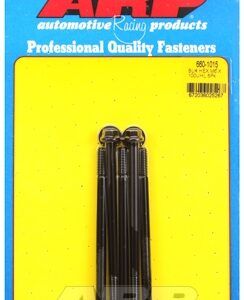 m6 x 1.00 x 100 hex black oxide bolts (5pcs)