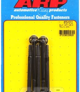 m6 x 1.00 x 75 12pt black oxide bolts (5pcs)