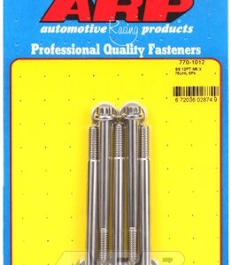 m6 x 1.00 x 75 12pt ss bolts (5pcs)